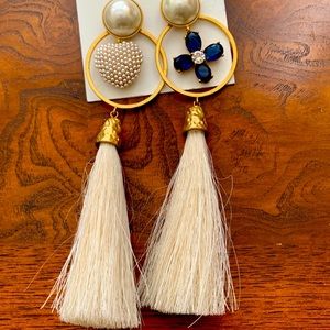 Tory Burch dangle earrings. Never worn.